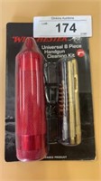 Universal, 8 piece hand, gun cleaning kit,