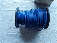 Partial Spool #14Ga Low Tension Stranded Wire-Blue