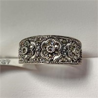 $60 Silver Marcasite Ring