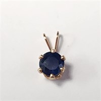 $160  14K Yellow Gold Filled Natural Sapphire (1ct