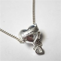 $100 Silver Heart 20" Necklace