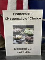 Choice of Homemade Cheesecake