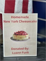 Homemade New York Cheesecake