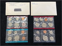 1972 & 1981 US Mint Uncirculated Coin Sets
