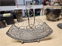 1 silver plated service ware