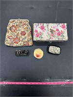 Women's accessory Lot 5 pcs Compacts Purse MORE!