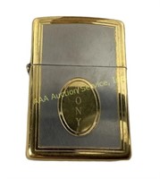 Zippo lighter monogrammed with the name, Tony,