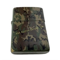 Camo zippo lighter some chips in the paint