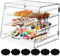 3 Tray Clear Display Pastry Case