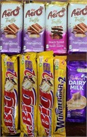 9PC ASSORTED KING SIZE CHOCOLATE BARS - 01/24