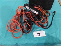 Jumper Cables, Extension Cord, Power Strip