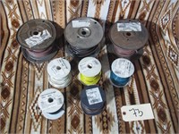 Qty 8 Assorted Spools of THHN Wire