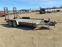 2004 Tow Master 7' x 16' tndem axle trailer, ramps