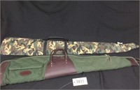 GREEN AND CAMMO LONG GUN CASES