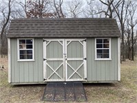 Portable Building w/Metal Ramp 2 Lofts