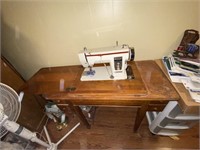 Dressmaker Sewing Machine in Cabinet