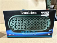 New brookstone sleek sound wireless speaker