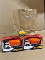 Lot of two new fastlane toy trucks & other toy