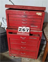 Large, 9-Drawer Rolling Toolbox, 4' Tall, 27" Wide