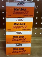 1,000 Rounds 22LR Ammo PMC Zapper 22
