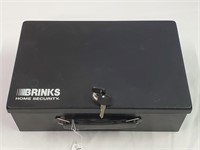 Brinks Metal Lock Box With Key