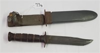 USN MK II Knife With Sheath