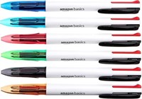 6$-Amazon Basics 4 Color Retractable Ballpoint Pen