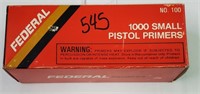 545 Federal Small Pistol Primers