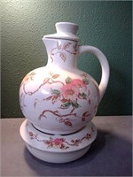 Vintage Nasco Springtime Tea Pot and Warmer