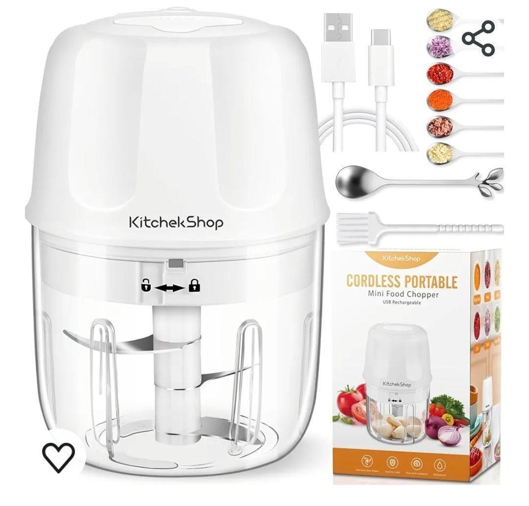 Food Processor Portable Cordless Mini - READ!