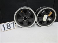 Set of 2, 911 Fuchs 15"x6" Wheels