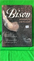 'Bison Monarch of the Plains' Hardcover Book