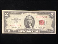 1953 B $2 Red Seal Note