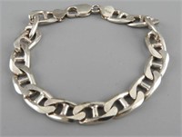 Sterling chain bracelet marked Italy 925