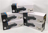 New Lot of 5 LD Black Toner Cartridges Compatible