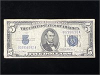 1934 D $5 Silver Certificate