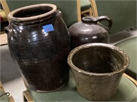 (3) pieces pottery