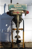 Vintage 1949 Evinrude Speedtwin Outboard Boat