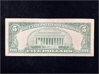 1963 $5 Red Seal Note