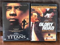 Remember the Titans & Glory Road DVDs