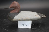 Early Wooden Canvasback Decoy