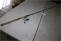 Vintage Fishing Rod With Mitchell SC50 Reel