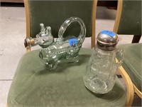 Cat wine decanter/old syrup bottle