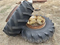 (2) Tractor Dual Tires