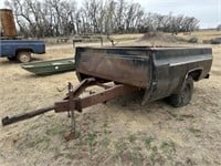 Pick-Up Bed Trailer with Contents, Needs Tires