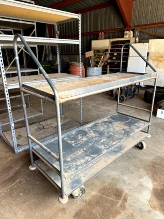 Industrial Shop Cart on Casters