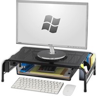 NEW $40 Monitor Riser With Drawer Organizer