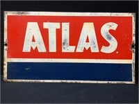Atlas Metal Sign