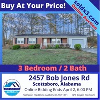 3 Bedroom 2 Bath Brick Home