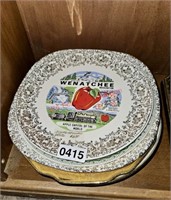 Travel Souvenir Plates (back room)